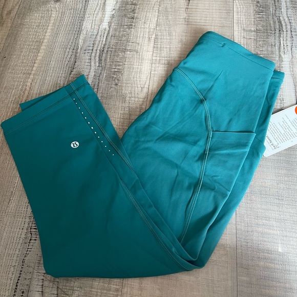 lululemon Swift Speed HR crop 21" - Teal Lagoon - Picture 1 of 5